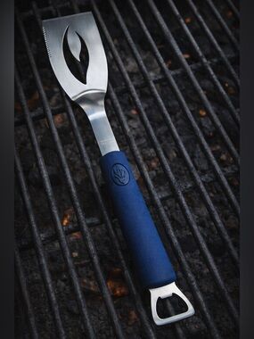 Sportula BBQ Grill Spatula 17 Inch Stainless Steel Bottle Opener